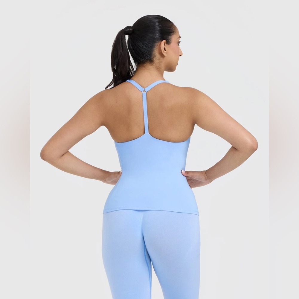 Oner Active Timeless Square Neck Vest | Powdered Blue - S - Picture 2 of 6